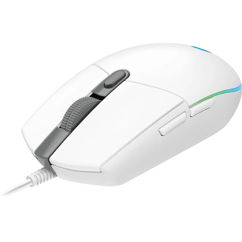 GUNMANSA Logitech Gaming G102 LightSync RGB Mouse 200DPI to 6000DPI adjustable optical sensor;White