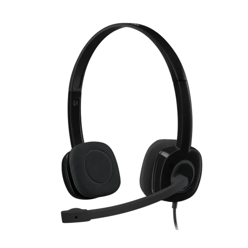 GUNMANSA Logitech H150 Stereo Headset, Wired, Office/Call center, 20 - 20000 Hz, 80 g, Headset, Black