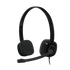 GUNMANSA Logitech H150 Stereo Headset, Wired, Office/Call center, 20 - 20000 Hz, 80 g, Headset, Black