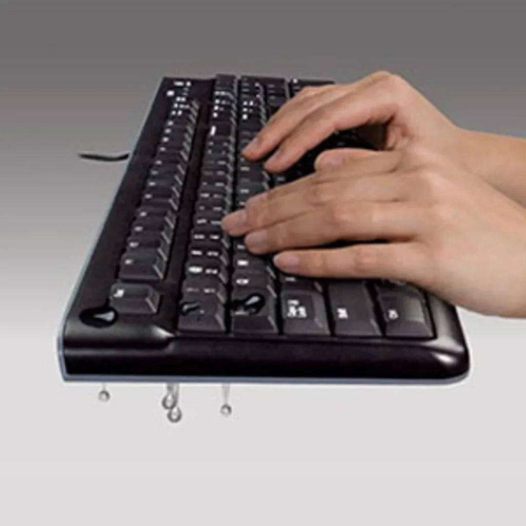 GUNMANSA Logitech K120 Corded Keyboard, Full-size (100%), Wired, USB, QWERTY, Black