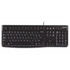 GUNMANSA Logitech K120 Corded Keyboard, Full-size (100%), Wired, USB, QWERTY, Black