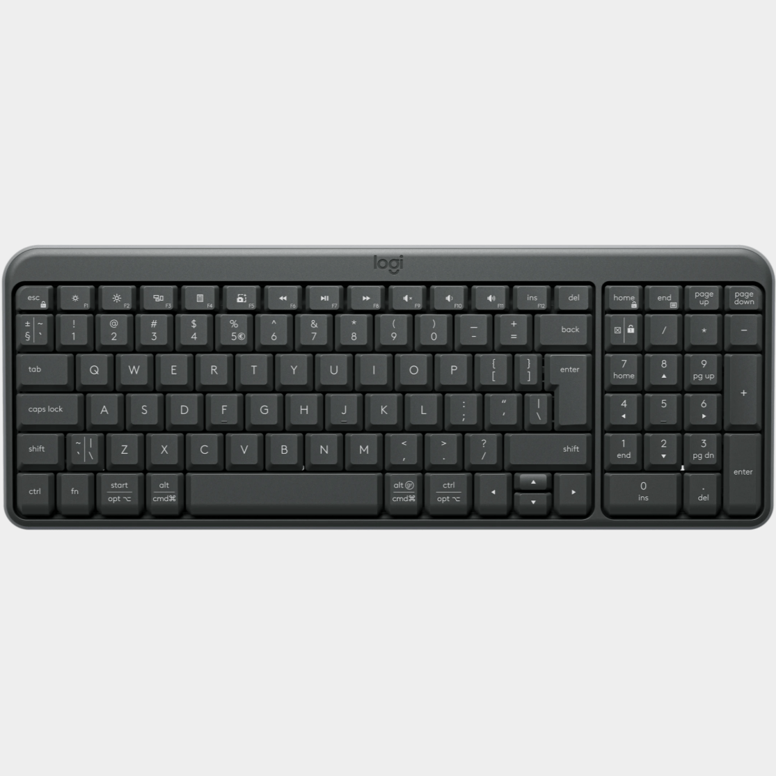 GUNMANSA Logitech K250 Bluetooth Graphite Wireless Keyboard