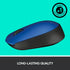 GUNMANSA Logitech M170 Wireless Mouse, Ambidextrous, Optical, RF Wireless, 1000 DPI, Blue