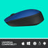 GUNMANSA Logitech M170 Wireless Mouse, Ambidextrous, Optical, RF Wireless, 1000 DPI, Blue