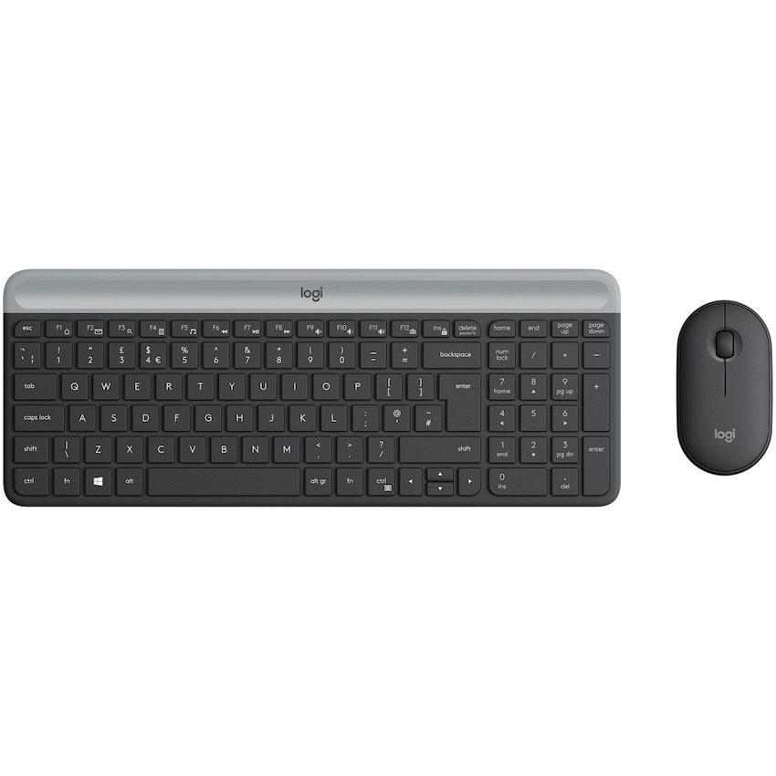 GUNMANSA Logitech MK470 Slim Wireless Keyboard and Mouse Combo