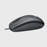 GUNMANSA Logitech Mouse M100, Ambidextrous, Optical, USB Type-A, 1000 DPI, Black