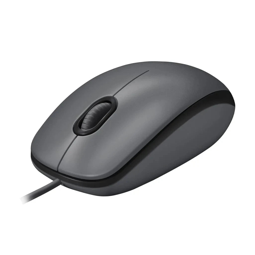 GUNMANSA Logitech Mouse M100, Ambidextrous, Optical, USB Type-A, 1000 DPI, Black