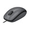 GUNMANSA Logitech Mouse M100, Ambidextrous, Optical, USB Type-A, 1000 DPI, Black