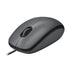 GUNMANSA Logitech Mouse M100, Ambidextrous, Optical, USB Type-A, 1000 DPI, Black