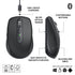 GUNMANSA Logitech MX Anywhere 3S, Right-hand, Laser, RF Wireless + Bluetooth, 8000 DPI, Graphite