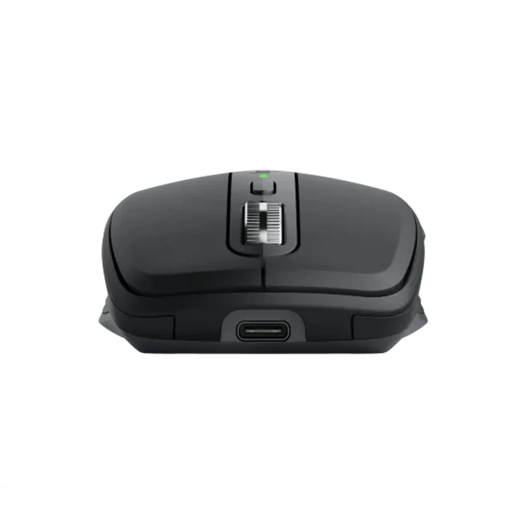 GUNMANSA Logitech MX Anywhere 3S, Right-hand, Laser, RF Wireless + Bluetooth, 8000 DPI, Graphite