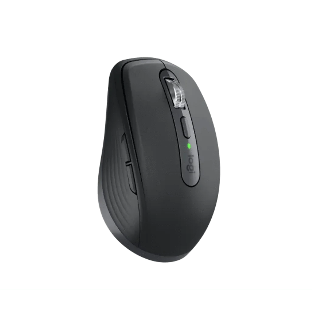 GUNMANSA Logitech MX Anywhere 3S, Right-hand, Laser, RF Wireless + Bluetooth, 8000 DPI, Graphite