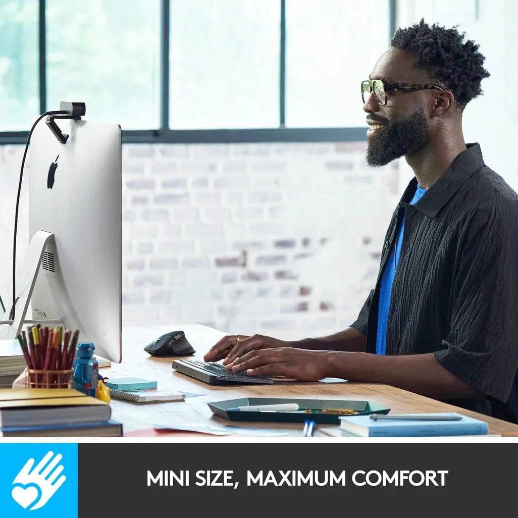 GUNMANSA Logitech MX Keys Mini Minimalist Wireless Illuminated Keyboard