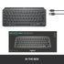 GUNMANSA Logitech MX Keys Mini Minimalist Wireless Illuminated Keyboard