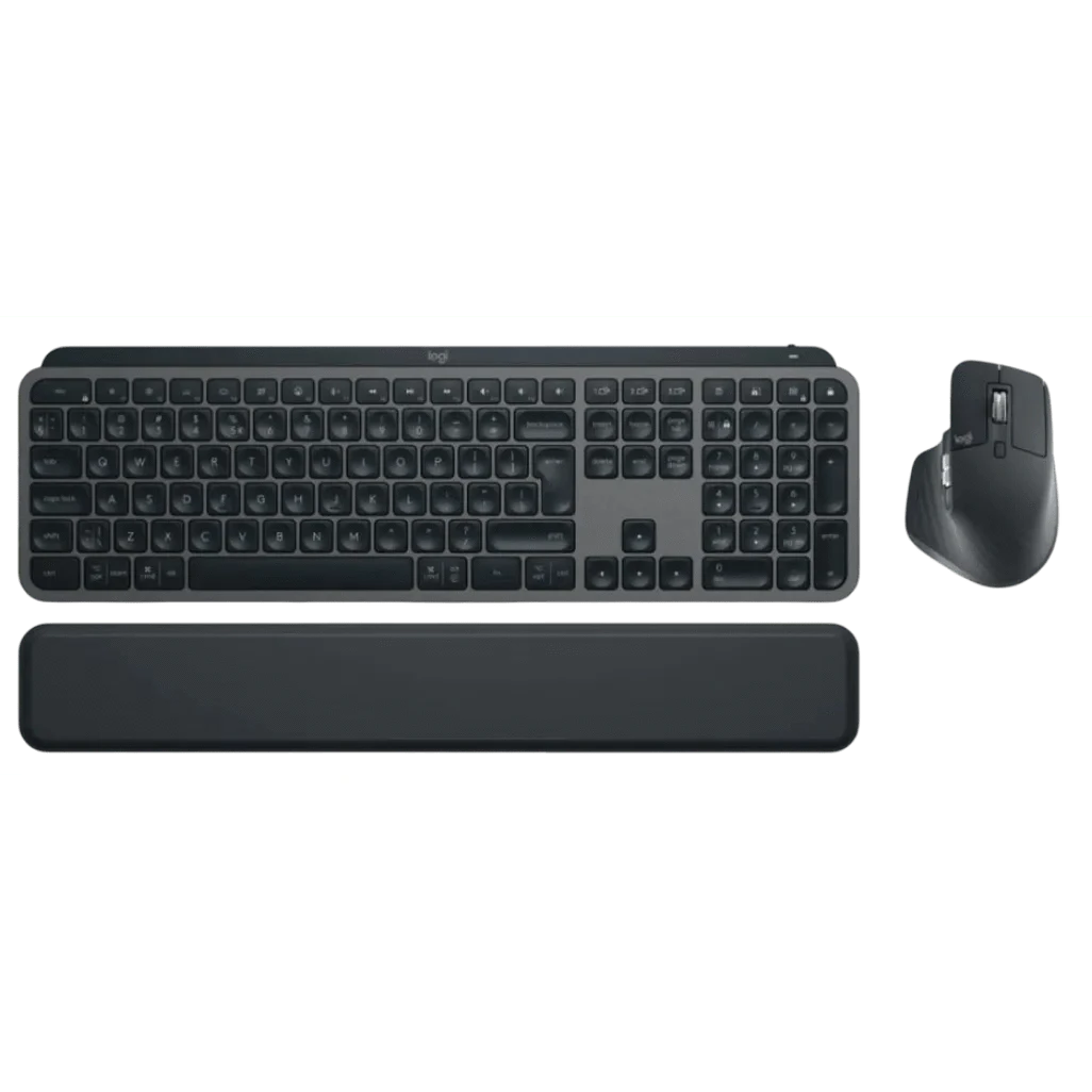 GUNMANSA Logitech MX Keys S Combo, Wireless, RF Wireless + Bluetooth