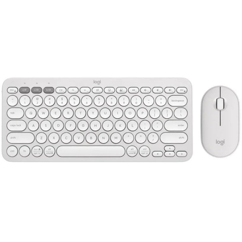 GUNMANSA Logitech Pebble 2 Keyboard & Mouse Combo - White