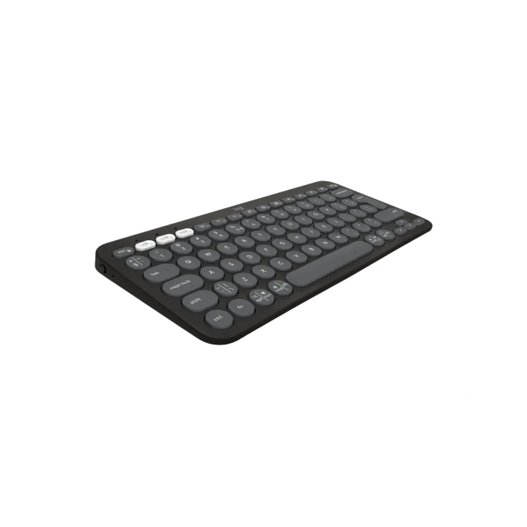 GUNMANSA Logitech Pebble Keys 2 K380s, Mini, Wireless, RF Wireless + Bluetooth