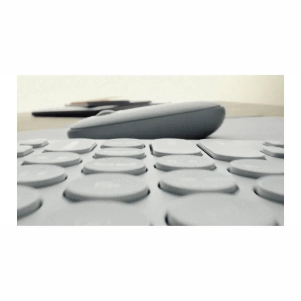 GUNMANSA Logitech Pebble Keys 2 K380s, Mini, Wireless, RF Wireless + Bluetooth