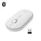 GUNMANSA Logitech Pebble M350, Ambidextrous, Optical, RF Wireless + Bluetooth, 1000 DPI, White