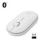 GUNMANSA Logitech Pebble M350, Ambidextrous, Optical, RF Wireless + Bluetooth, 1000 DPI, White