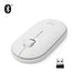 GUNMANSA Logitech Pebble M350, Ambidextrous, Optical, RF Wireless + Bluetooth, 1000 DPI, White