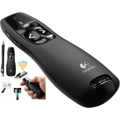 GUNMANSA Logitech R400 Presenter - (Red