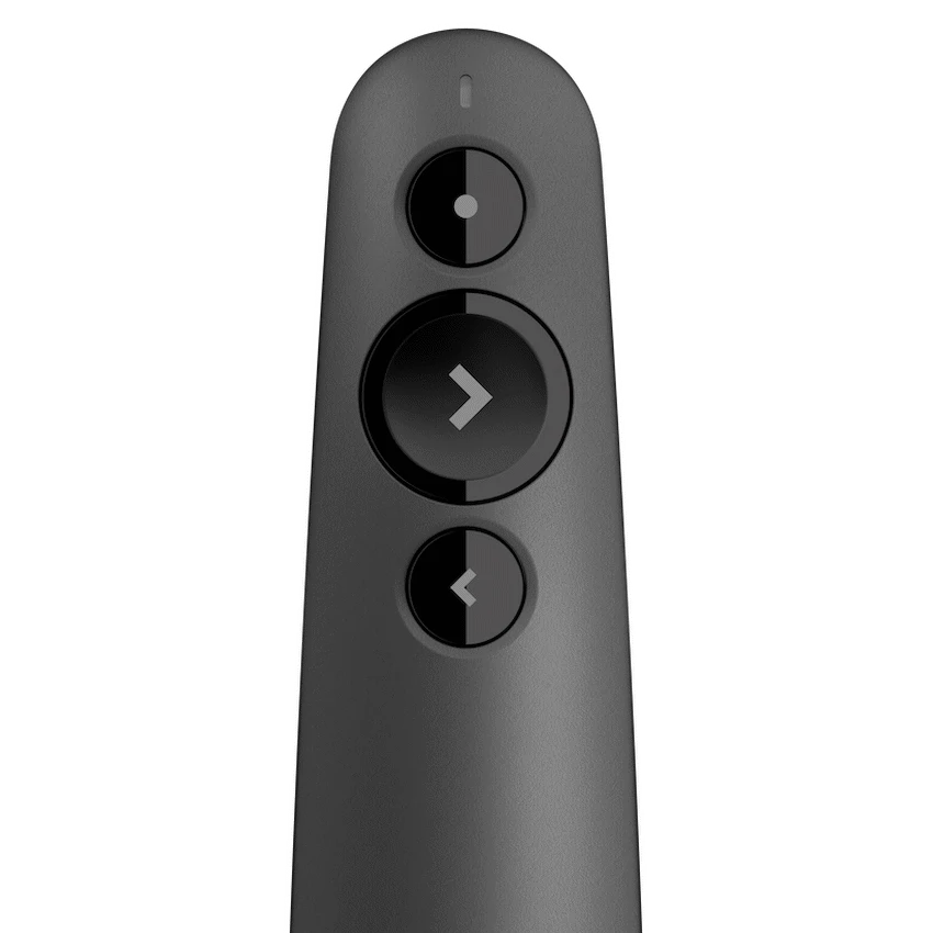 GUNMANSA Logitech R500s Laser Pointer Presentation Remote Graphite