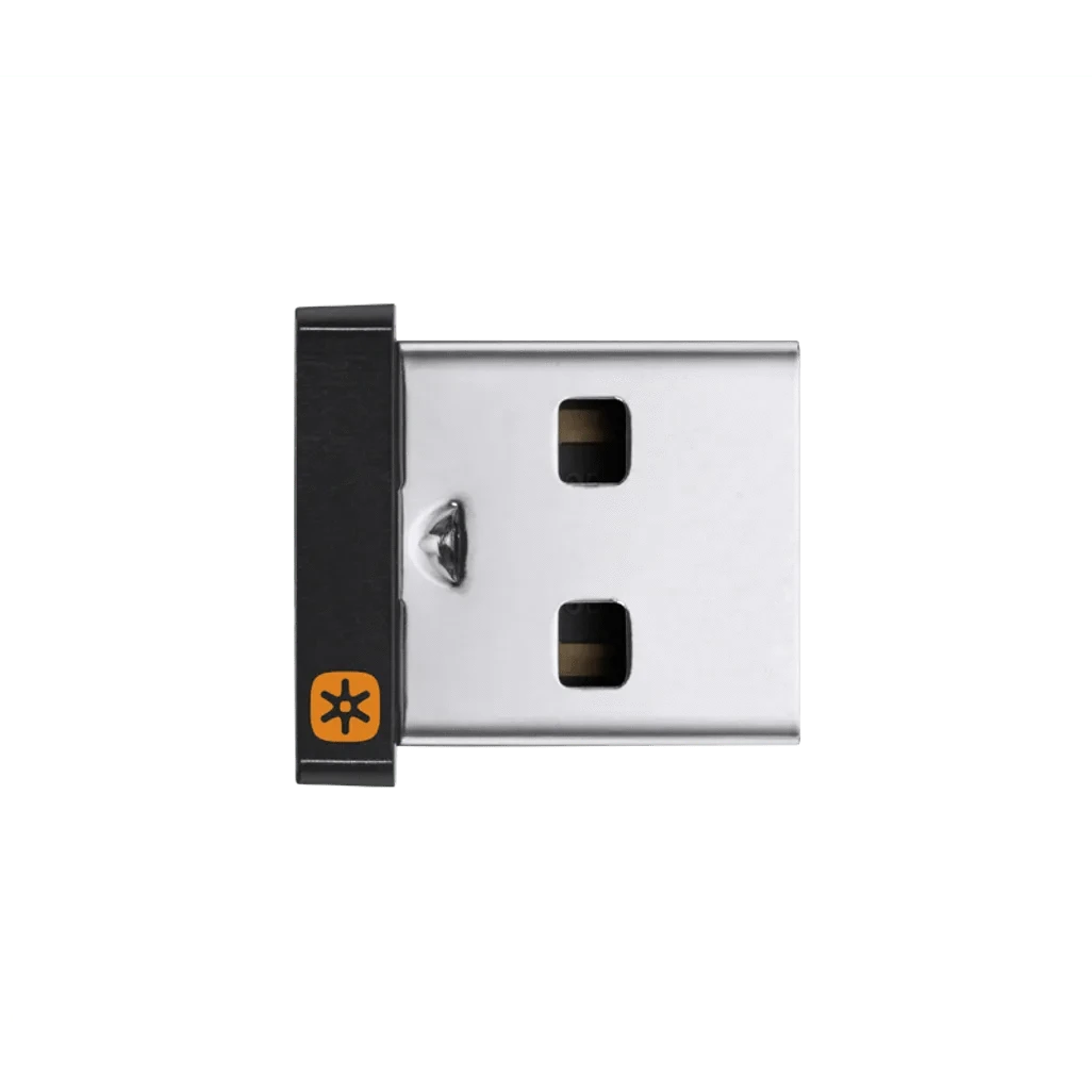 GUNMANSA Logitech USB Unifying Receiver, USB receiver, 14 mm, 6 mm, 15 mm, 1.23 g, Black