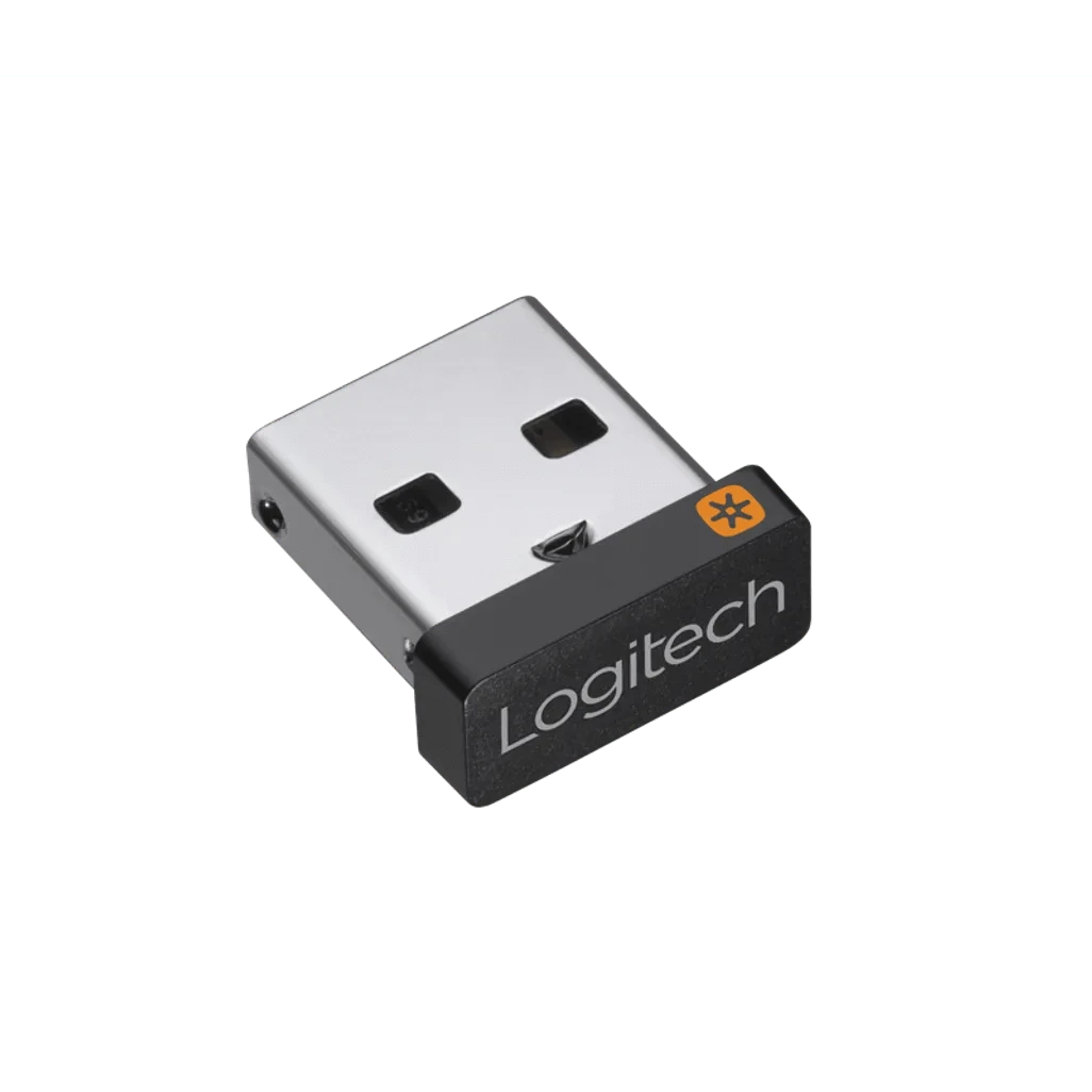 GUNMANSA Logitech USB Unifying Receiver, USB receiver, 14 mm, 6 mm, 15 mm, 1.23 g, Black