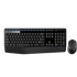 GUNMANSA Logitech Wireless Combo MK345, Full-size (100%), Wireless, USB, QWERTY, Black, Mouse included