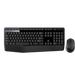 GUNMANSA Logitech Wireless Combo MK345, Full-size (100%), Wireless, USB, QWERTY, Black, Mouse included