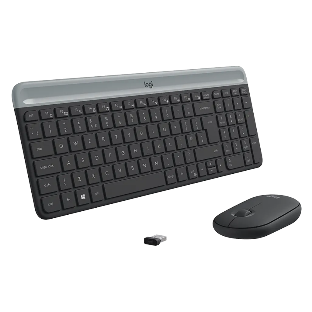 GUNMANSA Logitech Wireless Keyboard and Mouse Combo MK470 (GRAPHITE) 2-Year Limited Hardware warranty