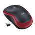 GUNMANSA Logitech Wireless Mouse M185 (RED) Nano USB receiver 3 buttons optical tracking with wheel 10m range