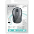 GUNMANSA Logitech Wireless Mouse M235, Ambidextrous, Optical, RF Wireless, 1000 DPI, Grey