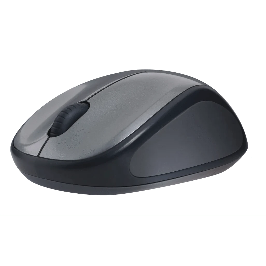 GUNMANSA Logitech Wireless Mouse M235, Ambidextrous, Optical, RF Wireless, 1000 DPI, Grey