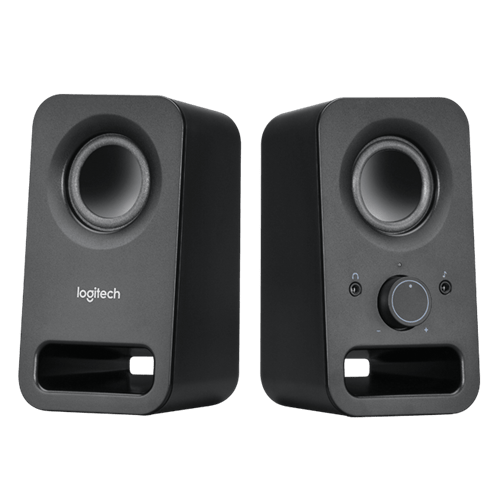 GUNMANSA Logitech Z150 Multimedia Mini Speakers Midnight Black