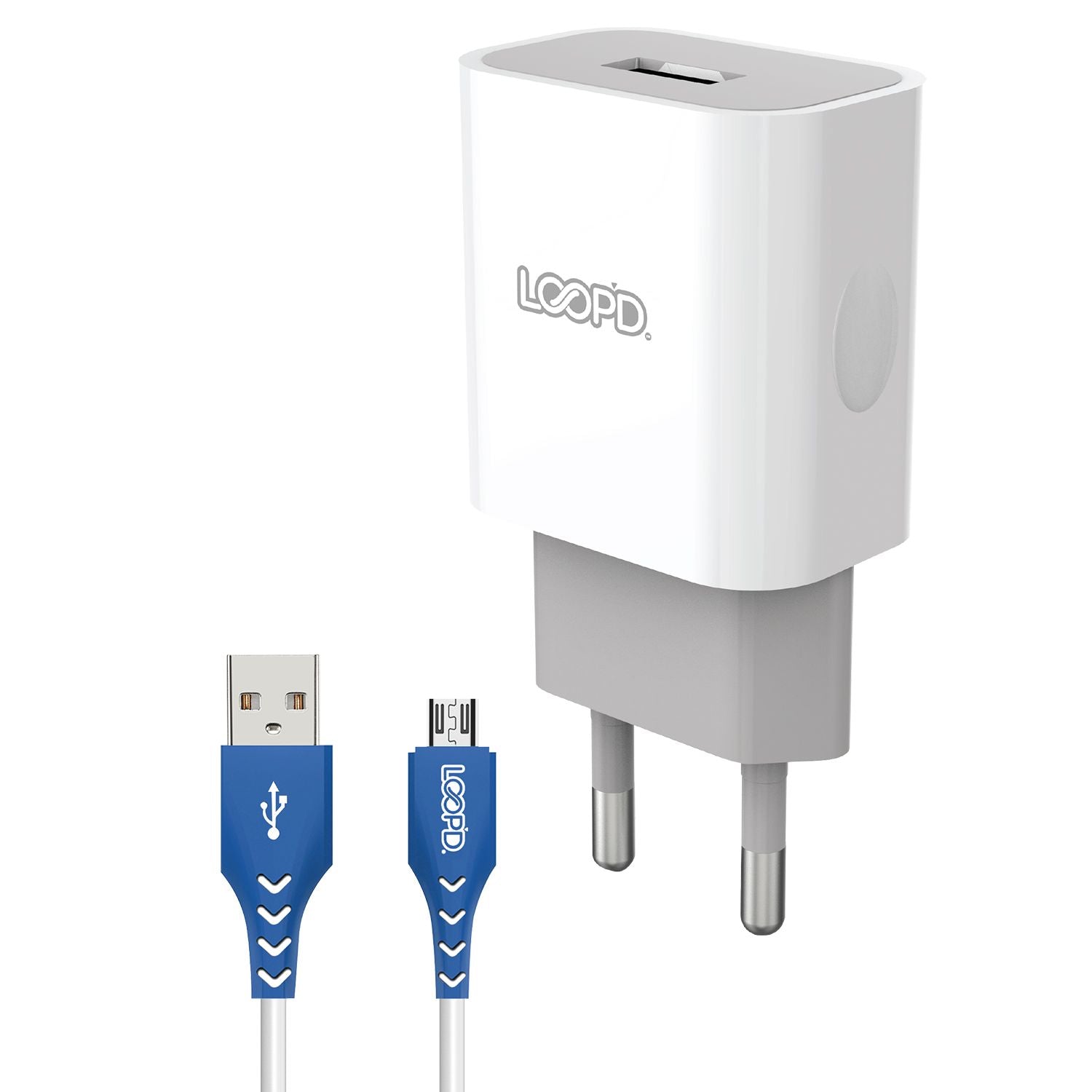 GUNMANSA LOOP'D 1 Port Home Charger With Micro USB Cable 10.5W