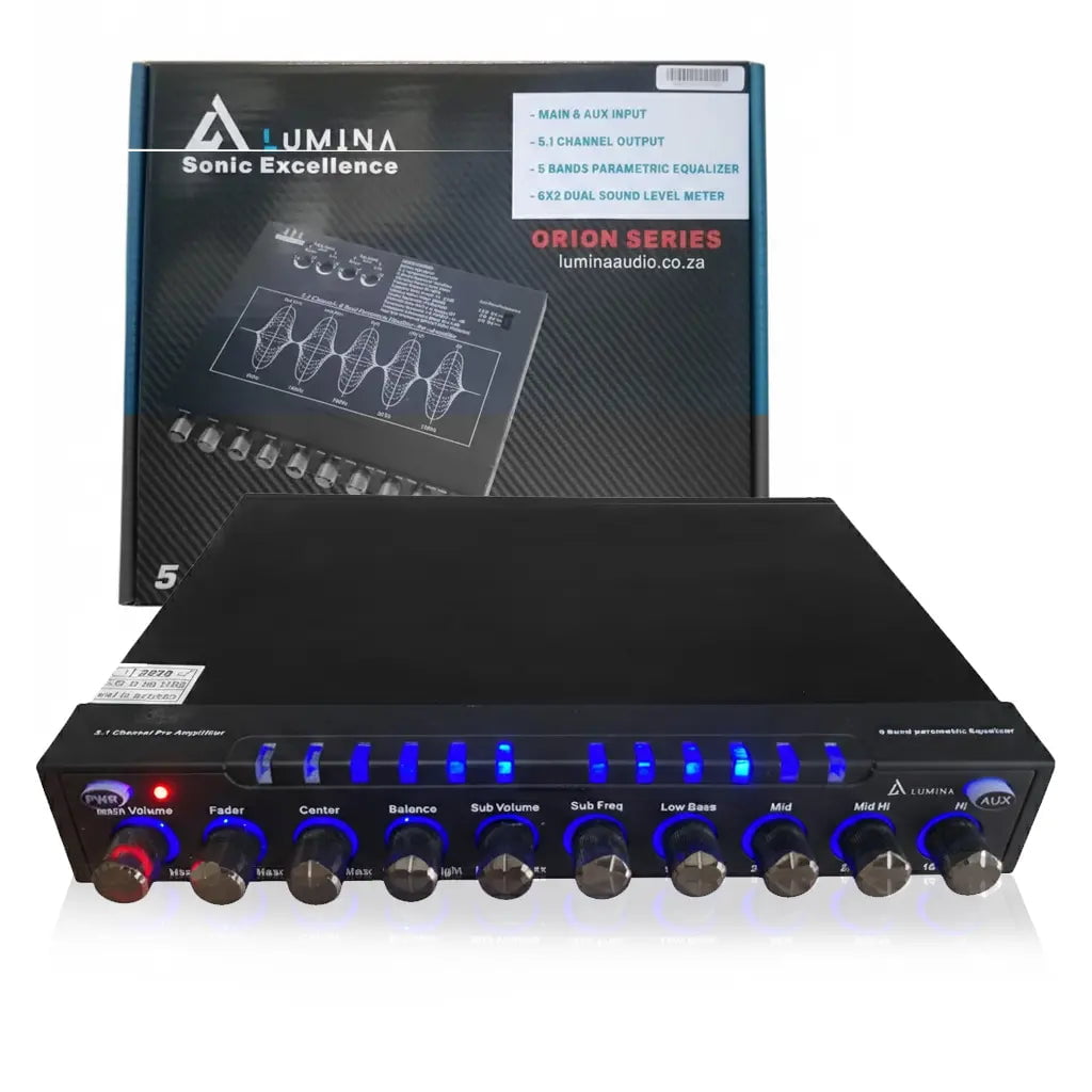 GUNMANSA Lumina LEQ-5PRO 5-Band Equalizer With Reactive Light