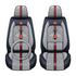 GUNMANSA Luxury Italian Inspired Car Seat Covers With Steering Wheel Cover (12-Piece)