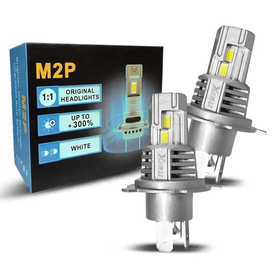 GUNMANSA M2P Ultra Compact Plug & Play LED Bulb Kit - H4