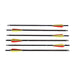GUNMANSA Man Kung 16" 6pc Black Aluminum Bolt MK-AL16/6BK