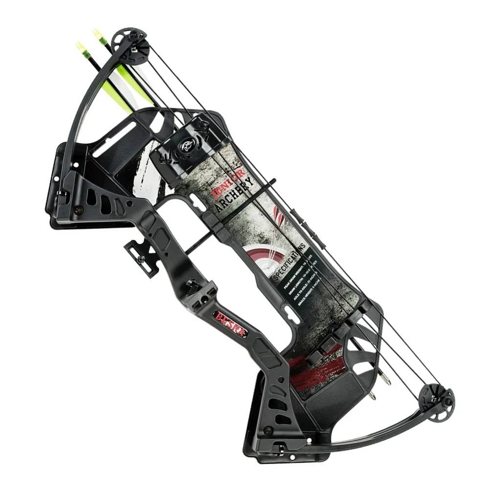 GUNMANSA Man Kung 25lbs Compound Bow Set/ Black - MK-CBK1-BK