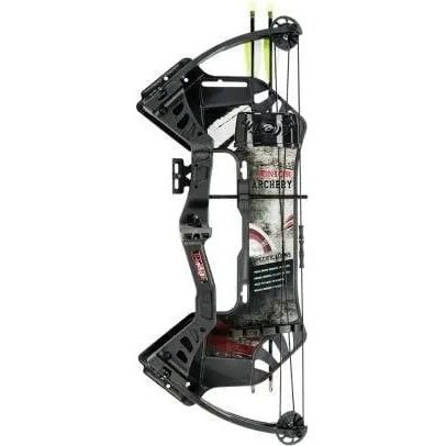 GUNMANSA MAN KUNG 25LBS COMPOUND BOW SET/ BLACK - MK-CBK1-BK