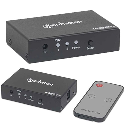 GUNMANSA Manhattan 4K 2-Port HDMI Switch