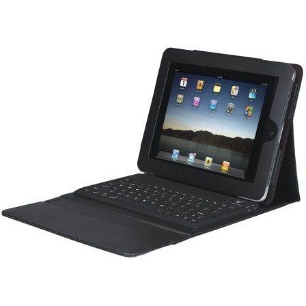 GUNMANSA Manhattan Black iPad 2 & 3 Bluetooth Keyboard Case