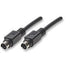 GUNMANSA Manhattan S-Video 4 Pin 1.8m Cable Black
