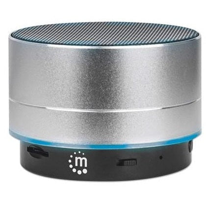 GUNMANSA Manhattan Silver Metallic LED Bluetooth Speaker