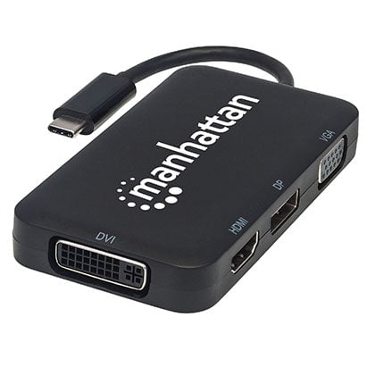 GUNMANSA Manhattan USB-C 4-in-1 Audio Video Converter