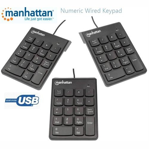 GUNMANSA Manhattan USB Numeric Wired Keypad