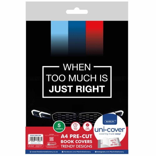 GUNMANSA Marlin A4 BMW Power Precut Book Covers 5PK